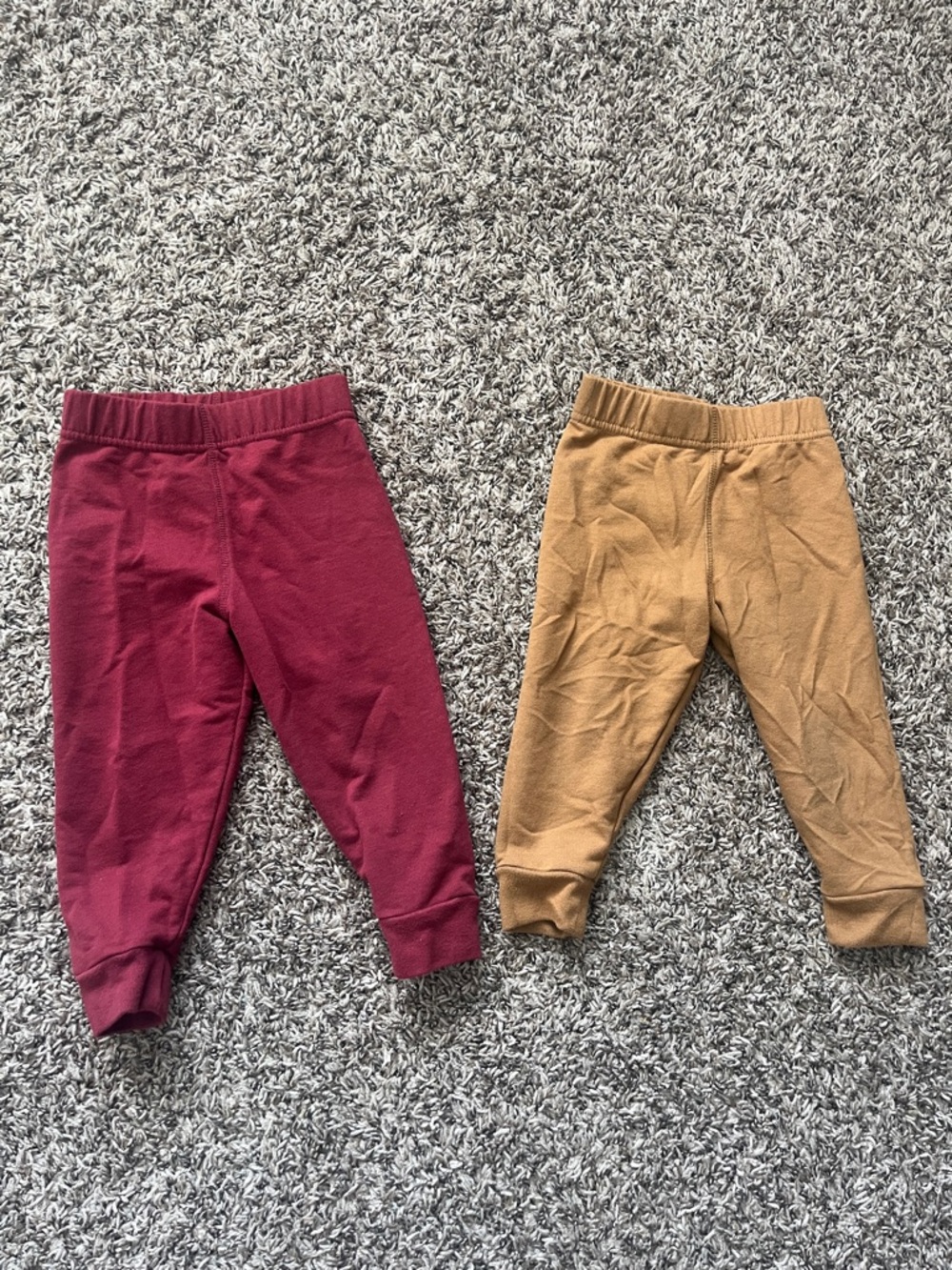 Garanimals Kids Jogger Set in Burgundy and Mustard